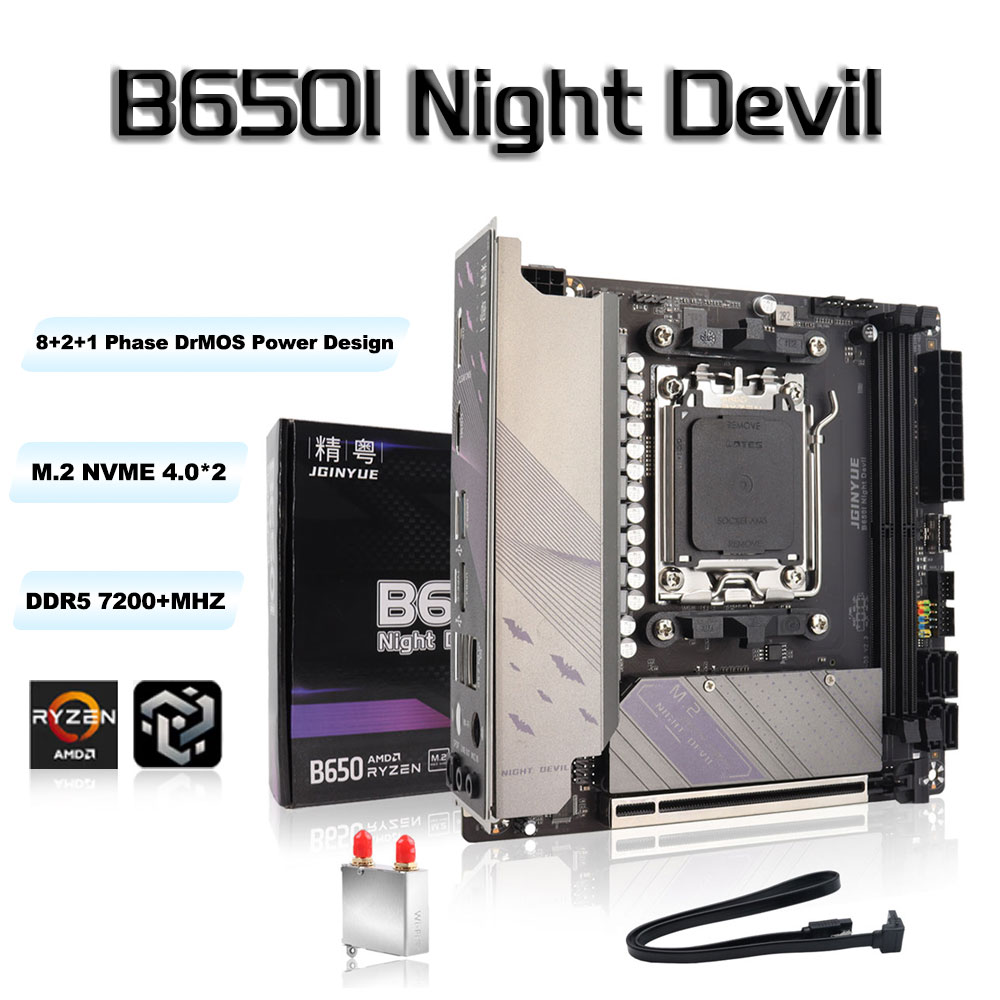 X870E Atx Motherboard - JGINYUE B650 ITX Motherboard DDR5 Mini